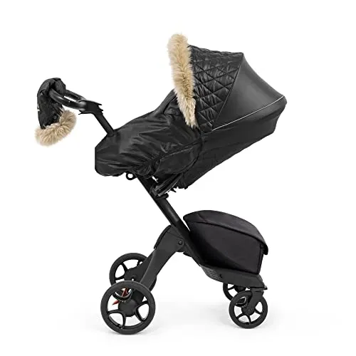 Stokke Kinderwagen-Sitzauflage Winter Kit für Xplory X - Winter Kit für Stokke Kinderwagen, schützt Ihr Baby mit Fleece-Fütterung und zusätzlichem Verdeck vor Kälte. Ideal für Spaziergänge im Schnee!