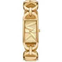 MICHAEL KORS Quarzuhr Damen - Elegante goldene Analog-Uhr - Armbanduhren in edlem Gold-Design, wasserdicht bis 5 bar und mit eckigem Gehäuse für einen stilvollen Look.
