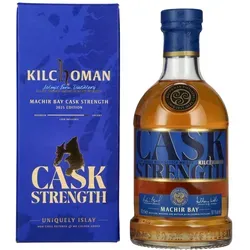 Kilchoman MACHIR BAY Cask Strength Islay Single Malt Whisky 2025 - 58,1% Vol. in Geschenkbox - Entdecken Sie den Kilchoman MACHIR BAY Cask Strength Whisky 2025, ein limitierter Islay Single Malt mit intensiven Aromen und kräftigen 58,1% Vol. Ideal für Genießer, die den unverfälschten Charakter schätzen.