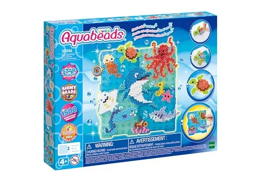 Aquabeads 35046 Mosaik-Set – Kreatives Basteln für Kinder - Das Aquabeads 35046 Mosaik-Set bietet endlosen Bastelspaß. Mit bunten Perlen und einfach zu folgender Anleitung können Kinder ihre eigenen Kunstwerke gestalten. Ideal für kreative Stunden!