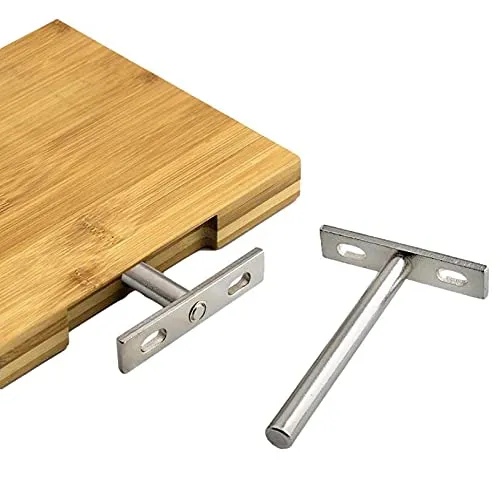 BAYLI Regal 5 Paar schwebende Regalhalterungen für Wandboard - Regale - 10er Set schwebende Halterungen aus robustem Eisen, ideal für platzsparende Lösungen in Küche, Keller oder Werkstatt. Verstecken Sie die Halterungen hinter Ihrem Regal für einen eleganten Look.
