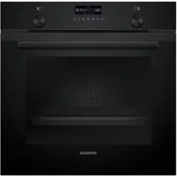 Siemens HB279GBB3 Pyrolyse-Backofen Deep Black Inox - Backofen mit 14 Funktionen und cookControl40 für perfekte Ergebnisse. Air Fry für gesunde Snacks und activeClean für müheloses Reinigen dank Pyrolyse.