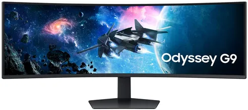 Samsung Monitor Odyssey G9 G95C - 49 Zoll Dual QHD Gaming Monitor, 1 ms Reaktionszeit und 240 Hz Bildwiederholrate für ein immersives Spielerlebnis