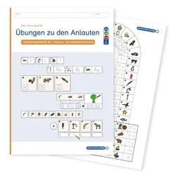 Übungen zu den Anlauten - Lernheft: Mein Sternchenheft - Schülerarbeitsheft für die 1. Klasse mit Artikelkennzeichnung und herausnehmbarer ... mit herausnehmbarer Anlauttabelle