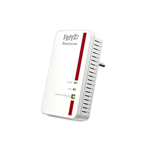 AVM Fritz Powerline 1000E Adapter - Powerline Adapter mit bis zu 1.200 MBit/s für schnelles HD-Streaming und NAS-Anbindungen, Plug&Play-fähig für einfache Nutzung.