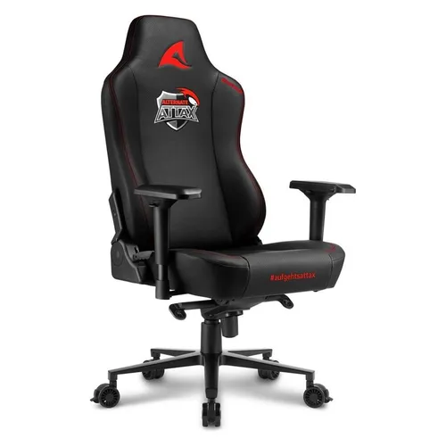 Gaming-Stuhl SKILLER SGS40 ALTERNATE Sonderedition schwarz/rot - Möbel für Gamer, ergonomisches Design mit 4D Armlehnen und max. Tragfähigkeit von 150 kg für höchsten Komfort während langer Gaming-Sessions.