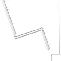 BAUHELD Rollladen Kurbelstange 100cm Weiß - Hochwertige Rollladen Kurbelstange aus Aluminium, ideal für manuelle Rollläden. Ergonomische Handkurbel ermöglicht einfachen Betrieb, korrosionsbeständig für lange Lebensdauer.