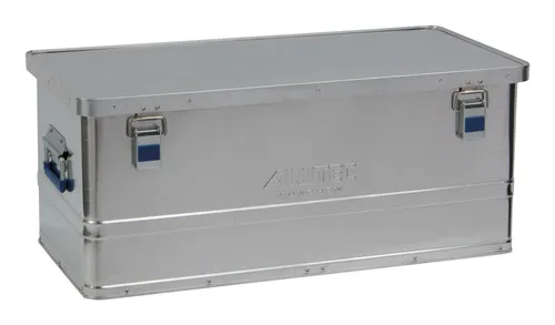 Alutec Aluminiumbox Basic 80 - 80 Liter, 750 x 355 x 300 mm - Robuste Alubox für vielseitige Nutzung, ideal für Transport und Lagerung von Werkzeugen und Materialien