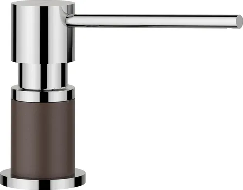 BLANCO LATO Spülmittelspender - Eleganter Seifenspender für Küchen, passend zu BLANCO-Armaturen, mit einfacher Befüllung von oben und 300 ml Flascheninhalt.