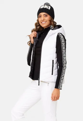 Krimson Klover Steppweste Vesta Reversible Vest - Weiß, Größe S - Stylische reversible Steppweste aus 100% Polyester, ideal für jede Jahreszeit. Leicht und bequem, perfekt für vielseitige Outfits.