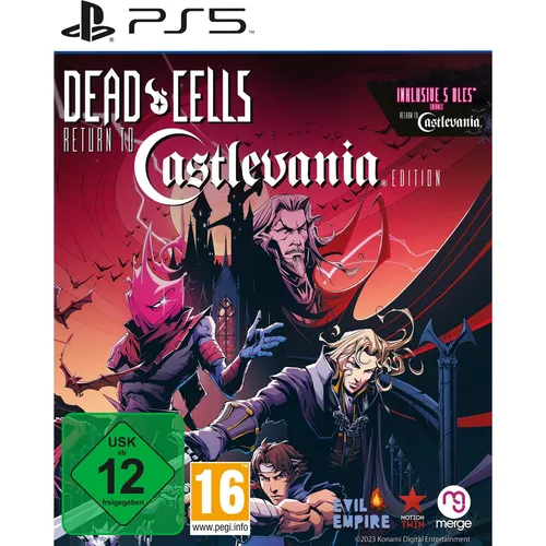 Dead Cells Return to Castlevania Edition - PS5 [EU Version] - Actionreiche PS5-Spiele, vereint die Welt von Castlevania mit dem Roguelite-Gameplay von Dead Cells. Entdecke neue Bosse, legendäre Waffen und einen alternativen Soundtrack mit über 60 Tracks!