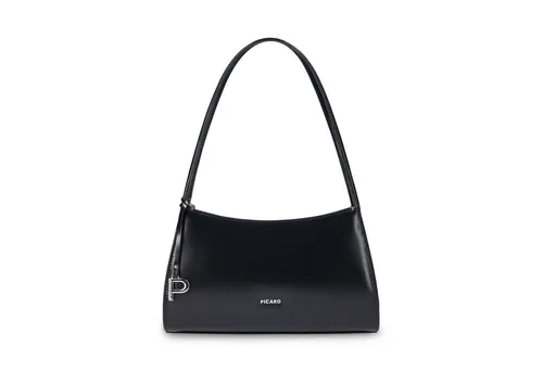 Picard Handtasche Black Tie - Elegante Rindsleder Schultertasche - Handtasche aus hochwertigem Rindsleder mit sicherem Reißverschluss und geräumigem Hauptfach. Perfekt für besondere Anlässe und den Alltag, bietet sie stilvolle Eleganz und Funktionalität.