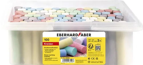 EBERHARD FABER Straßenmalkreide 100er Kunststoffeimer