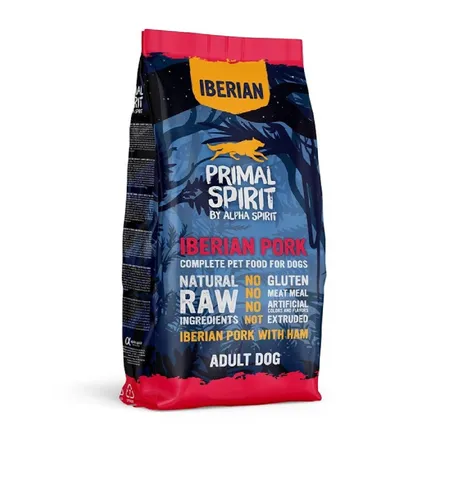 PRIMAL SPIRIT Iberian Pork 12kg - Alleinfuttermittel für ausgewachsene Hunde, hochwertige Zutaten und Überraschung für Ihren Vierbeiner, Rabatt für Stammkunden 3%