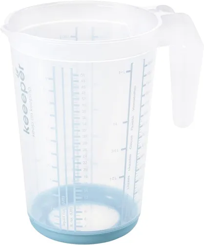 keeeper Messkanne "massimo" 1,5 L weiß / nordic-blue