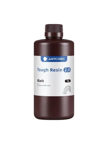 Anycubic Tough Resin 2.0 - Schwarz - 3D-Drucker: Hochpräzises Harz für glatte Oberflächen, kompatibel mit den meisten LCD-3D-Druckern und umweltfreundlich formuliert.