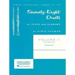 Duets for Flute and Clarinet: Volume 2 - Advanced (Nos. 56-78) 78