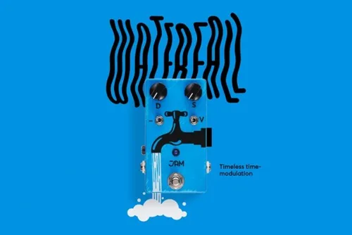 JAM Pedals Waterfall Chorus - Vollanaloges Effektpedal - Chorus/Vibrato Effektpedal für E-Gitarre; satter, intensiver Klang mit True Bypass und handmade Qualität aus Griechenland.