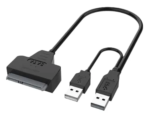T-ProTek SATA auf USB Kabel Konverter Adapter für Festplatte WD Green SATA SSD 2,5"