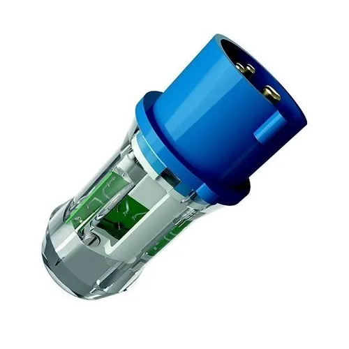 Mennekes Prüfstecker Drehfeld-Control 3420 - Prüfstecker für Drehfeldkontrolle, VDE-zertifiziert, ideal für die sichere Überprüfung von Drehfeldrichtungen in elektrischen Anlagen.