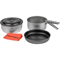Trangia Tundra Set III-D - Duossal - Outdoor Geschirr, 2 Töpfe aus Duossal für optimale Wärmeleitung und einfache Reinigung, ideal für Camping und Wandern.