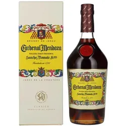 Cardenal Mendoza Solera Gran Reserva - Brandy de Jerez - Weinbrand mit 15 Jahren Lagerung, komplex und elegant, hergestellt seit 1887 in Jerez, ideal für Feinschmecker und Kenner.