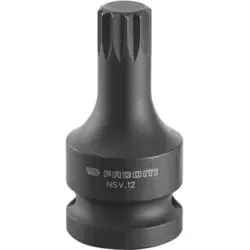 IMPACT-Einsatz 1/2" XZN M8 NSV.8 - Schraubenschlüssel für höchste Sicherheit, ideal für präzise Anwendungen mit robustem Design und kompakten Maßen.