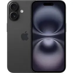 Apple iPhone 16 128GB Schwarz - 6.1" Super Retina Display - Handys ohne Vertrag mit 128GB Speicher, 5G Unterstützung und einem beeindruckenden 48MP Dual-Kamera-System für hochwertige Fotos.