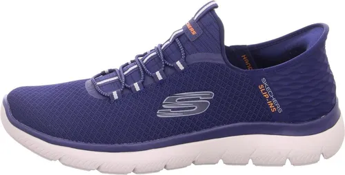 Skechers Summits High Range Herren Sneakers - Navy, 42 EU - Herren-Sneaker mit handfreien Slip-Ins für einfache Passform und exklusivem Fersenkissen für sicheren Halt. Ideal für den Alltag, aus 100 % veganen Materialien gefertigt.