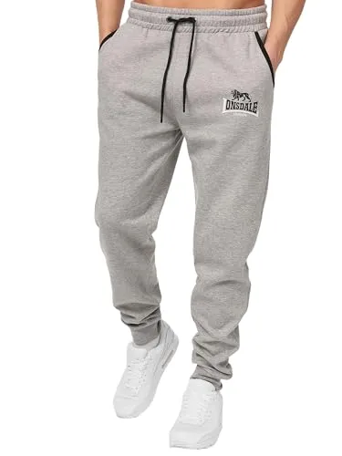 Lonsdale Herren Sporthose Jogginghose Two Tones - Steingrau Large - Trainingsbekleidung mit modernem Two Tones Design, ideal für Sport und Freizeit, bietet optimalen Tragekomfort und Bewegungsfreiheit.