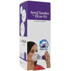 Aerochamber mit kleiner Maske für Erwachsene - 1 St - Arzneimittel zur optimalen Inhalation, inklusive kleiner Maske für präzise Medikamentenabgabe.