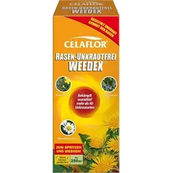 SUBSTRAL® CELAFLOR® Rasen-Unkrautfrei WEEDEX 250 ml - Dünger für Rasen, effektiv gegen Unkraut und ideal für eine gesunde, grüne Rasenfläche bis zu 250 m²