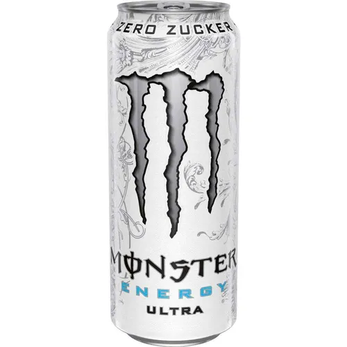 Monster Ultra White Zero Sugar Energy Drink 500ml - Erfrischender Energy Drink ohne Zucker, ideal für Sport und Fitness. Genieße den vollen Geschmack bei nur 500ml – perfekt für unterwegs!