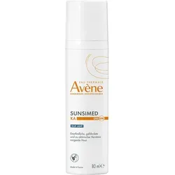 Avene Sunsimed KA Emulsion 80 ml - Hochwirksamer Sonnenschutz SPF 50+, schützt vor UV-Strahlen und Blue Light, ideal für empfindliche Haut
