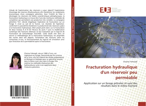 Fracturation hydraulique d'un réservoir peu perméable Chaima Yahmadi
