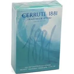 Cerruti 1881 Fraicheur Eau de Toilette 100 ml - Herrendüfte, erfrischender LIMITED EDITION Duft mit zitrischen und aquatischen Noten – ideal für den Alltag und warme Tage.