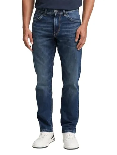 TOM TAILOR Herren Josh Regular Slim Jeans - Klassische Five-Pocket-Jeans im Regular Slim Fit mit Stretch-Anteil für optimalen Tragekomfort und Bewegungsfreiheit. Ideal für lässige Outfits!
