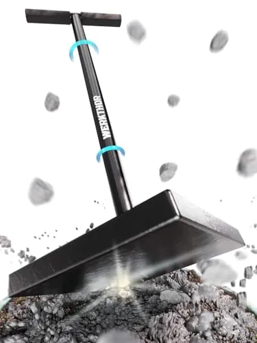 WERKTHOR Boden Stampfer 11,5 kg aus Stahl – Handstampfer für vielseitige Verdichtungsarbeiten - Ideal für Garten und Baustelle! Der manuelle Bodenstampfer überzeugt durch seine ergonomische Handhabung und ist perfekt zum Verdichten von Erde, Schotter und Sand. 60 Tage Geld-zurück-Garantie!