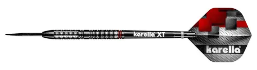 Karella SuperDrive 90% Tungsten Softdart, 20g, für elektronische Dartscheibe, 2BA Gewinde, 3 Dartpfeile mit Kunststoffspitze, Dartautomat, Wolfram, Profidart mit Flight und Shaft