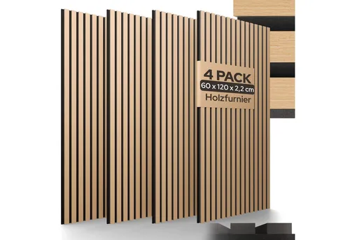 Arebos Akustikplatte Zuschneidbar – Schallabsorption & Einfache Montage - Zuschneidbare Akustikplatte für effektive Schallabsorption. Ideal zur Wanddekoration in Wohnzimmer oder Studio. Lieferung mit 4 Paneelen und Montageanleitung.