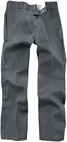 Dickies Herren Relaxed Hose Orgnl 874Work Pnt, Grau - Bundfaltenhosen mit robuster Twill-Qualität, strapazierfähig und pflegeleicht. Ideal für Arbeit und Freizeit, mit entspannter Passform und verstärkten Nähten für hohe Langlebigkeit.