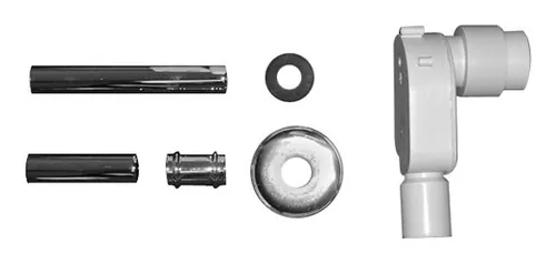 Duravit Unterputzsiphon für Waschbecken Architec H70, inkl. AnschlussZubehör, 50