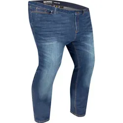 Bering Trust King Size Motorrad Jeans, blau, Größe 3XL für Männer - Robuste Motorrad Jeans mit abnehmbaren Knieprotektoren. Ideal für sicheres Fahren und optimalen Komfort. Perfekt für stilbewusste Biker!