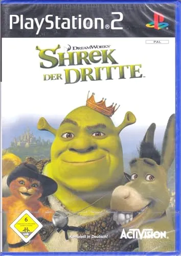 Sony Playstation 2 PS2 Spiel Shrek Der Dritte NEU OVP - Games, unterhaltsames Abenteuer mit Shrek und Freunden, ideal für Fans der beliebten Filmreihe.