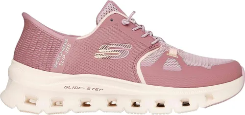 Skechers Damen Glide-Step Pro Sneaker, Grey, 37 EU - Damen-Sneaker mit flexiblem Mesh-Obermaterial und Stretch-Schnürung für optimalen Tragekomfort und eine rutschfeste Traktionslaufsohle.