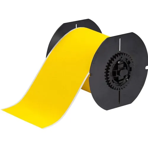 Brady B30C-4000-855-YL Toughwash-Etiketten – Gelb, 101.60 mm x 15.24 m - Hochwertige Toughwash-Etiketten aus Polyester in Gelb, ideal für anspruchsvolle Anwendungen. Stark haftend und langlebig, perfekt für den professionellen Einsatz.