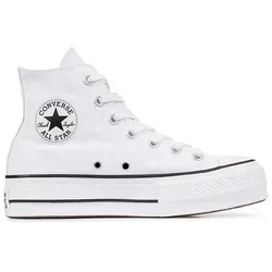 Converse Damen CTAS Lift HI Niedrig Sneakers - Stilvolle Plateau-Sneaker - Damen-Sneaker mit 30 mm Plateau, herausnehmbarer Innensohle und klassischem Design für lässigen Komfort.
