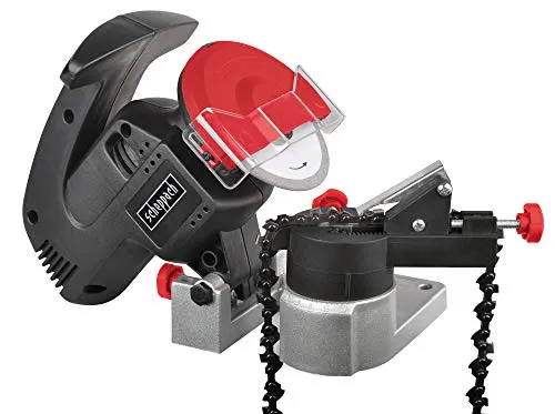 Scheppach Kettenschärfer KS1200 - 200W Leistung, präzises Schärfen für alle Sägeketten, kompakt und robust