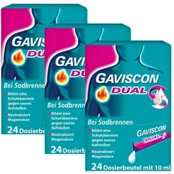 GAVISCON Dual Suspension Set 3X24X10 ml