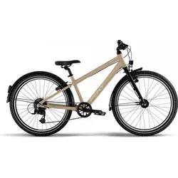 Puky Kinderfahrrad CYKE 24-8 ACTIVE - Weiß - Kinderfahrrad für Abenteuer, geeignet für Kinder ab 5 Jahren. Robustes Mountainbike mit 24 Zoll Laufrädern, ideal für Alltag und Ausflüge.
